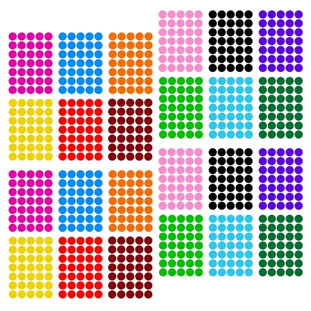 420 Pcs Colored Labels Stickers Adhesive Dot Round Gift Small Color Coding Tags For Home Office School Kids Art Crafts
420 Pcs Colored Labels Stickers Adhesive Dot Round Gift Small Color Coding Tags For Home Office School Kids Art Crafts