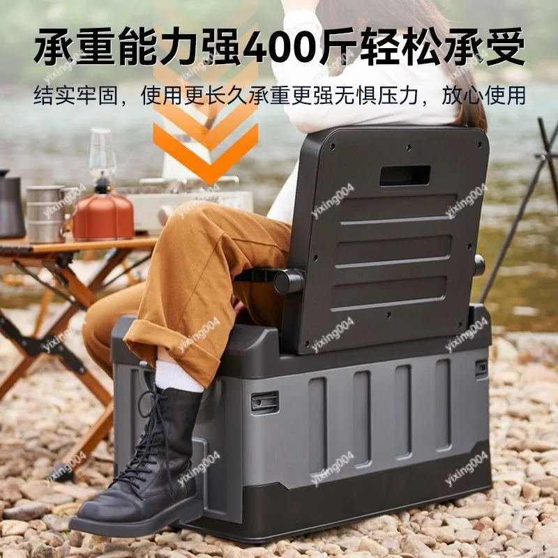 Foldable Car Storage Box, Sit-able Design, Portable Organizer for Trunk Camping Fishing
Foldable Car Storage Box, Sit-able Design, Portable Organizer for Trunk Camping Fishing