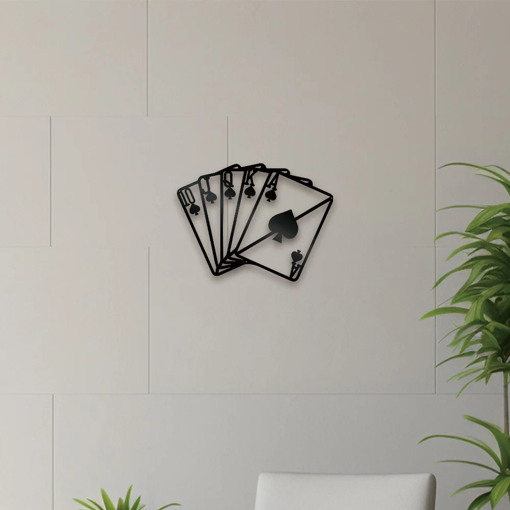 1pc Cute Playing Card Metal Design Hanging Wall Decor, Art Indoor Living Room Home Office Bedroom
1pc Cute Playing Card Metal Design Hanging Wall Decor, Art Indoor Living Room Home Office Bedroom