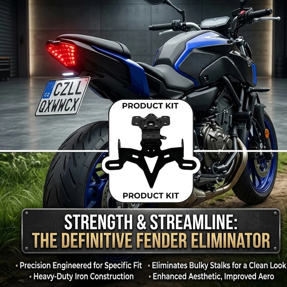 For YAMAHA MT07 MT 07 FZ-07 2013-2024 Motorcycle License Plate Holder Rear Tail Tidy Fender Eliminator Kit Bracket MT-07
For YAMAHA MT07 MT 07 FZ-07 2013-2024 Motorcycle License Plate Holder Rear Tail Tidy Fender Eliminator Kit Bracket MT-07