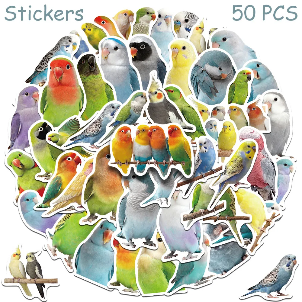 50pcs Cartoon Cute Parrot Stickers Decals For Laptop Scrapbook Refrigerator Skateboard Guitar DIY Graffiti Aesthetic Stickers
50pcs Cartoon Cute Parrot Stickers Decals For Laptop Scrapbook Refrigerator Skateboard Guitar DIY Graffiti Aesthetic Stickers