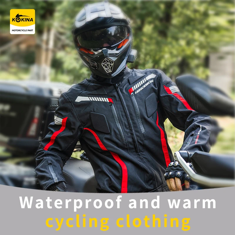 HEROBIKER Waterproof Motorcycle Jacket Man Racing Jacket Wearable Motorcycle Pants Moto Clothing With EVA Protection
HEROBIKER Waterproof Motorcycle Jacket Man Racing Jacket Wearable Motorcycle Pants Moto Clothing With EVA Protection