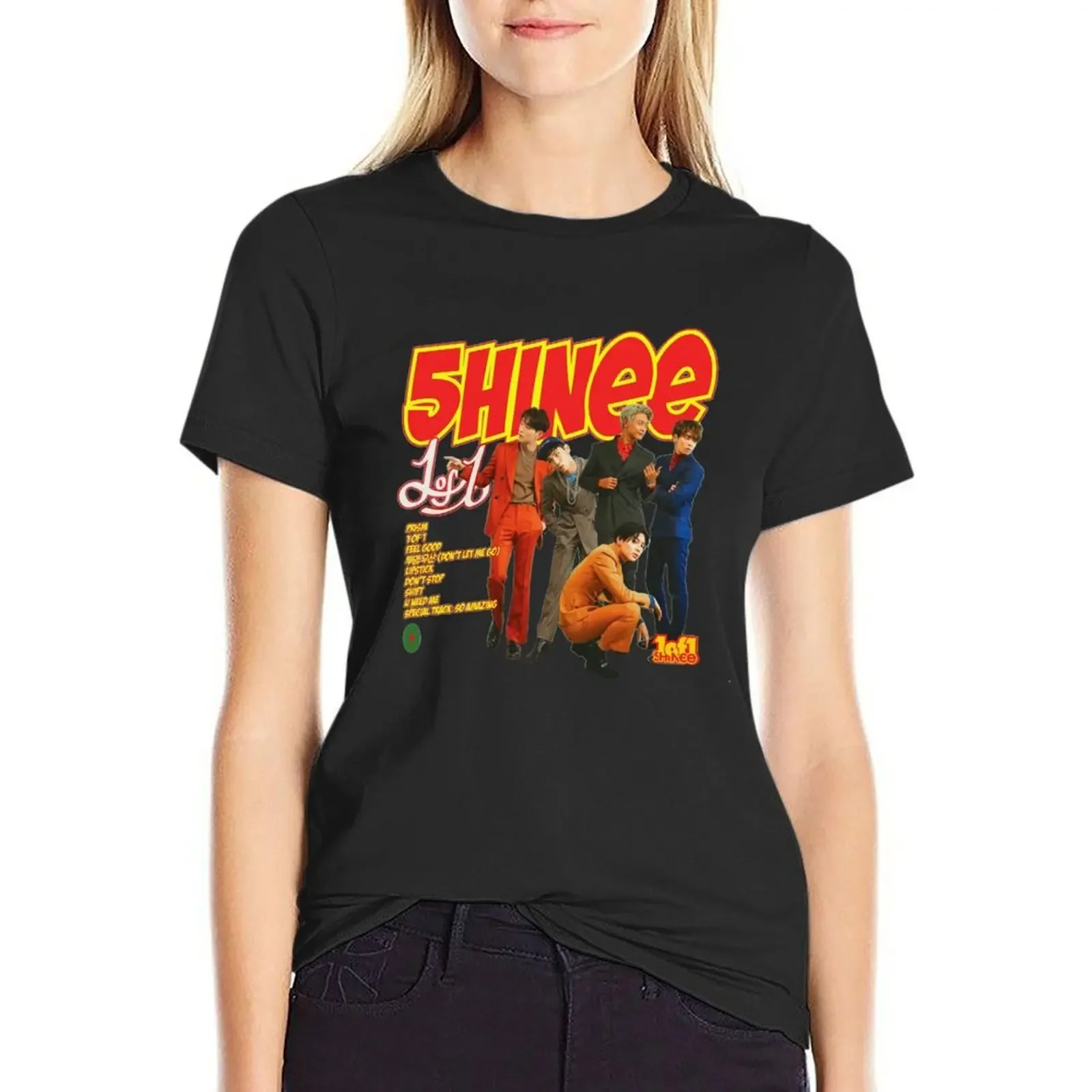 SHINee - 1of1 - Tracklist T-Shirt graphics plus sizes quick-drying Womens clothing
SHINee - 1of1 - Tracklist T-Shirt graphics plus sizes quick-drying Womens clothing