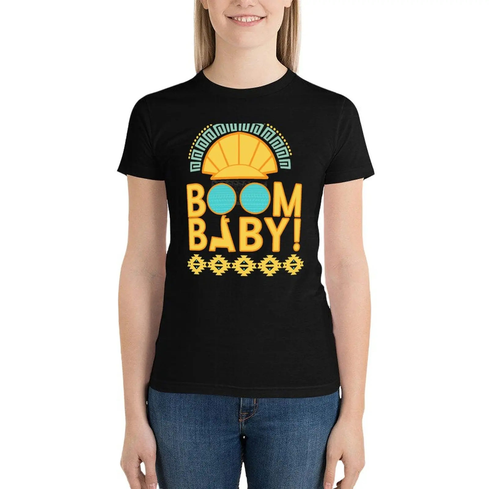 Boom Baby! T-Shirt vintage clothes shirts graphic tees korean fashion summer clothes for Women
Boom Baby! T-Shirt vintage clothes shirts graphic tees korean fashion summer clothes for Women
