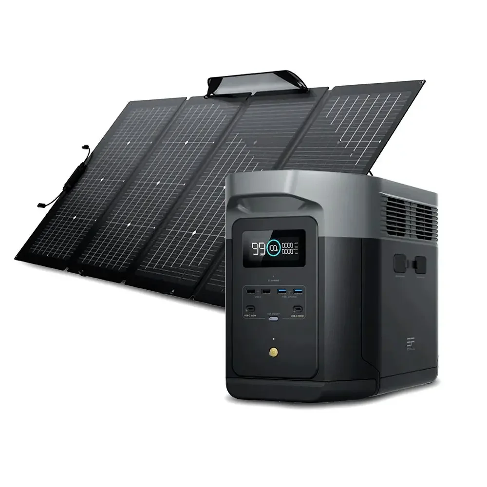 EcoFlowss EFDELTA2Max-AU + SOLAR220W 12V 2400W - 2048WH DELTA 2 Max портативная электростанция и 220W двухсторонняя Солнечная зарядная панель
EcoFlowss EFDELTA2Max-AU + SOLAR220W 12V 2400W - 2048WH DELTA 2 Max портативная электростанция и 220W двухсторонняя Солнечная зарядная панель