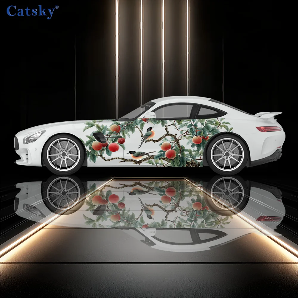 Peach Branch Bird Color Car Vinyl Wraps Decal Self-adhesive PVC Sticker Suitable for Trucks SUV Decoration Auto Accessories Gift
Peach Branch Bird Color Car Vinyl Wraps Decal Self-adhesive PVC Sticker Suitable for Trucks SUV Decoration Auto Accessories Gift