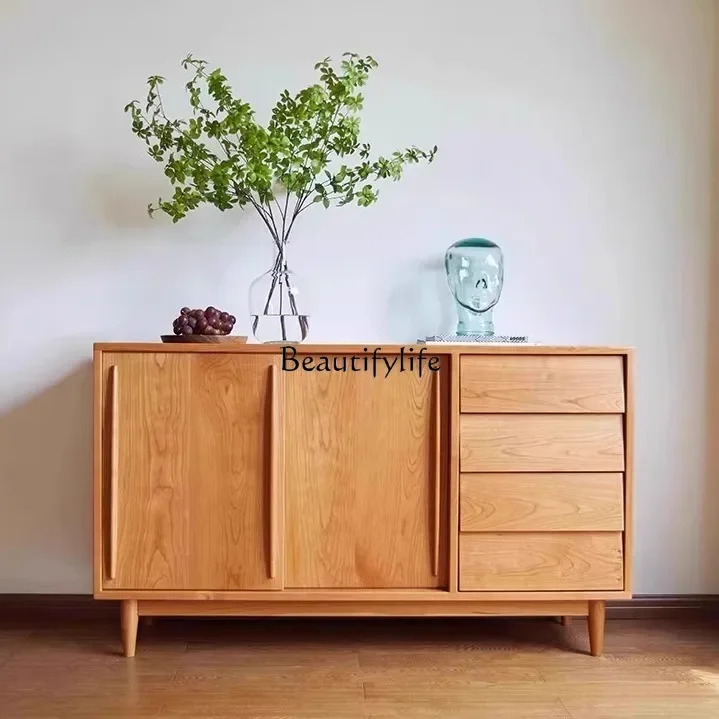 yj7 North American Cherry Wood Sideboard Cabinet Simple Solid Wood Entrance Home Kitchen Storage Cabinet
yj7 North American Cherry Wood Sideboard Cabinet Simple Solid Wood Entrance Home Kitchen Storage Cabinet