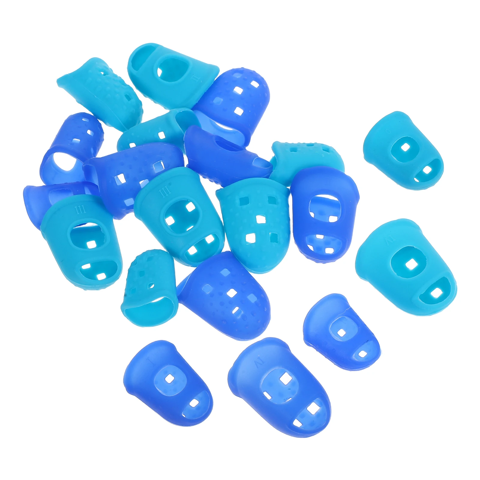 20 Pcs Guitar Finger Cots Protectors Comfortable Durable Silicone Multifunctional Design Instruments Skills Fit Elasticity Easy
20 Pcs Guitar Finger Cots Protectors Comfortable Durable Silicone Multifunctional Design Instruments Skills Fit Elasticity Easy