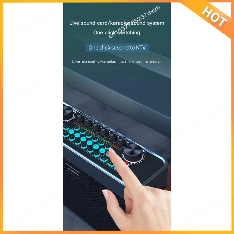 A43M RGB Sound Интегрированная машина Караоке Портативный беспроводной динамик BT со звуковой картой 2, беспроводные микрофоны для дома KTV 
A43M RGB Sound Интегрированная машина Караоке Портативный беспроводной динамик BT со звуковой картой 2, беспроводные микрофоны для дома KTV