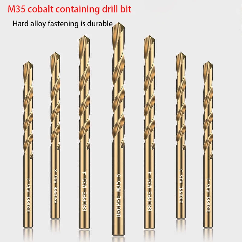 1/10pcs M35 Cobalt High Speed Steel Twist Drill Bits Hole Openner Power Tool Accessories For Stainless Steel Wood Metalworking
1/10pcs M35 Cobalt High Speed Steel Twist Drill Bits Hole Openner Power Tool Accessories For Stainless Steel Wood Metalworking