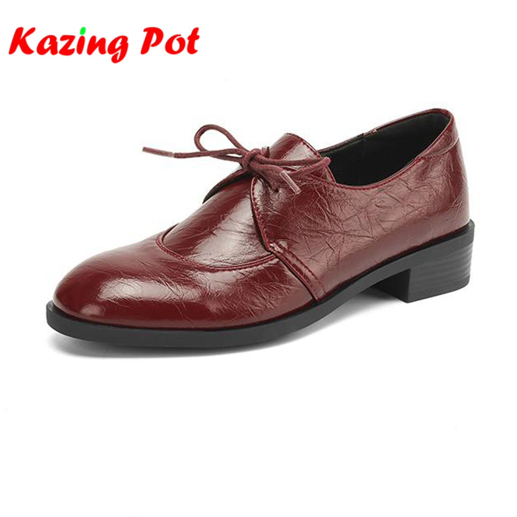 Krazing Pot 2026 Осенние оксфорды из микрофибры с круглым носком, туфли-оксфорды на среднем каблуке с глубоким вырезом на шнуровке, большие размеры 43, британские школьные женские туфли-лодочки
Krazing Pot 2026 Осенние оксфорды из микрофибры с круглым носком, туфли-оксфорды на среднем каблуке с глубоким вырезом на шнуровке, большие размеры 43, британские школьные женские туфли-лодочки