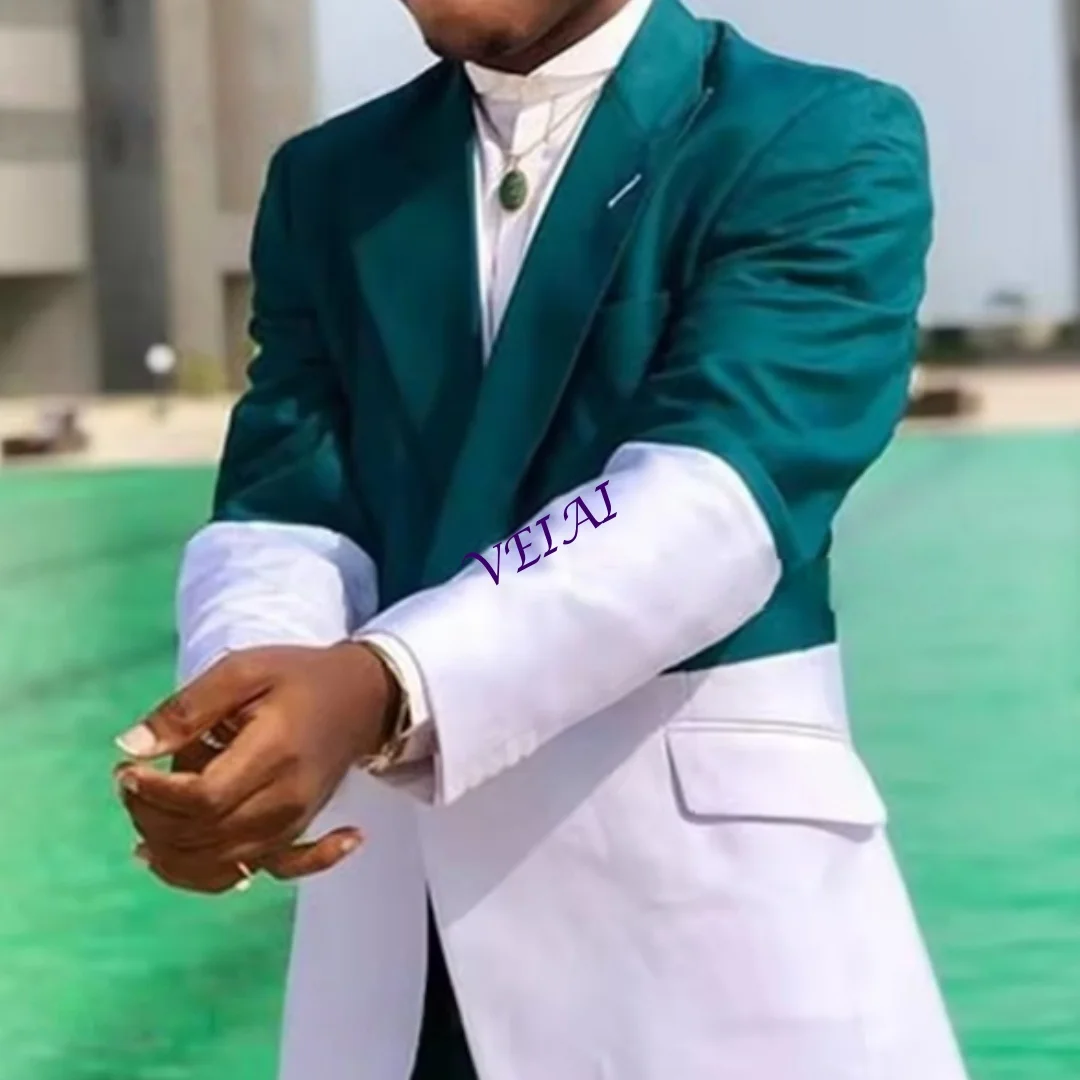 Customized Men's Green And White Patchwork Suit 2-Piece Set Office Casual Wear Customizable Party Outfit Jacket And Pants
Customized Men's Green And White Patchwork Suit 2-Piece Set Office Casual Wear Customizable Party Outfit Jacket And Pants