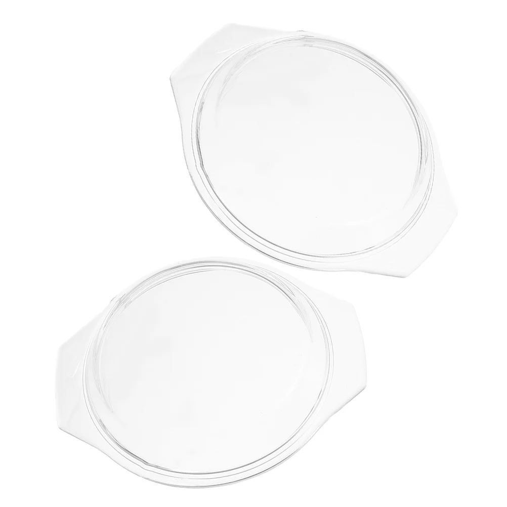 2Pcs Heat Resistant Glass Microwave Splatter Guard Lid Transparent Plate Cover for Food Steam Dish Microwave Oven Protection
2Pcs Heat Resistant Glass Microwave Splatter Guard Lid Transparent Plate Cover for Food Steam Dish Microwave Oven Protection