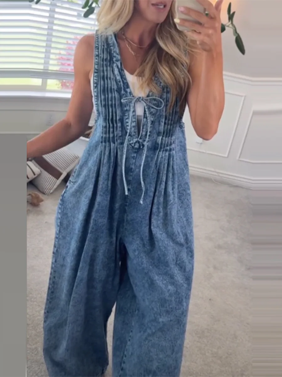 Lightweight Jumpsuit Casual Relaxed Palazzo Jumpsuit Fashionable Chic Elegant Jumpsuit Beach Workplace Relaxed Overalls
Lightweight Jumpsuit Casual Relaxed Palazzo Jumpsuit Fashionable Chic Elegant Jumpsuit Beach Workplace Relaxed Overalls