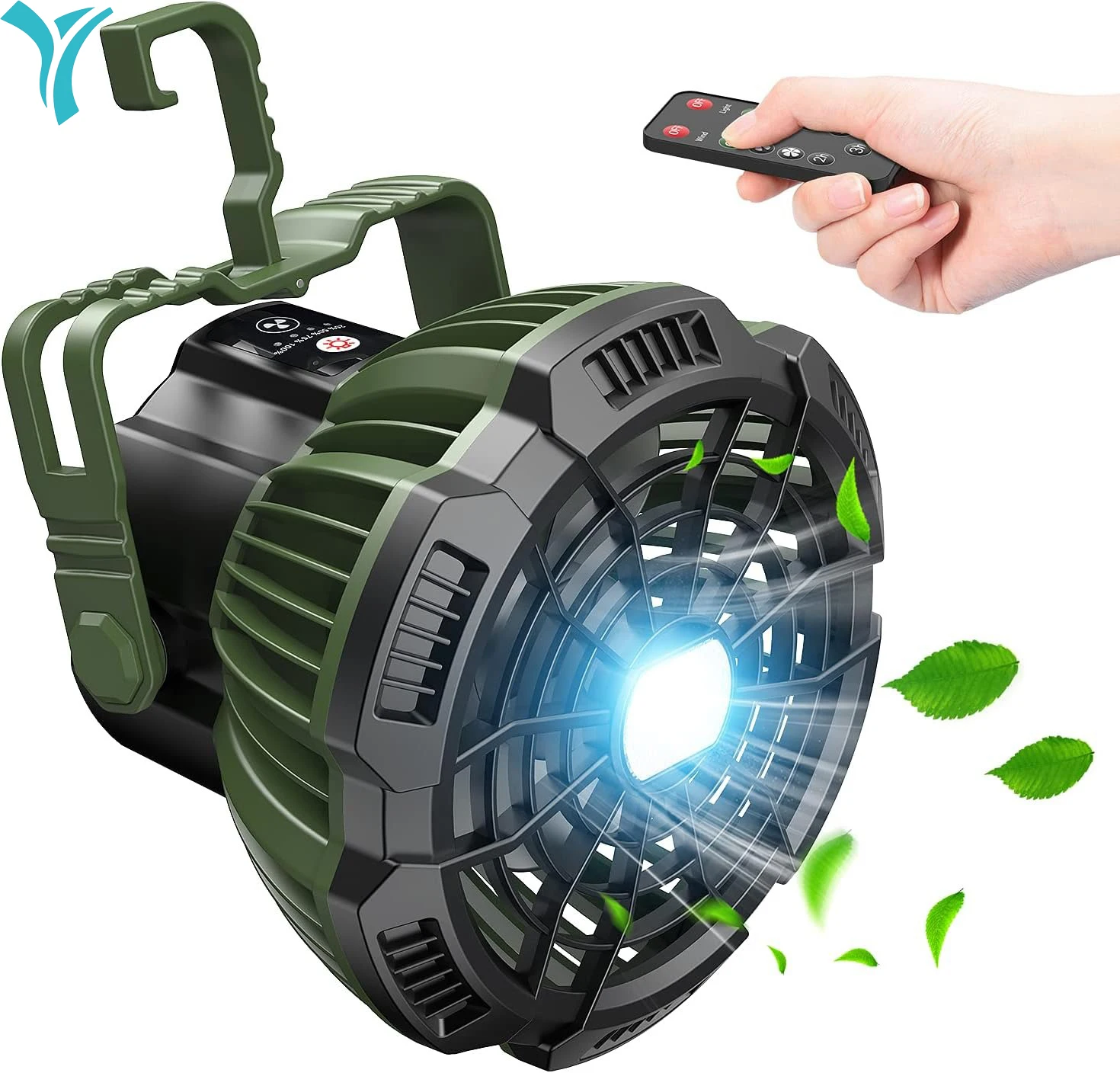 Portable Fan With Power Bank, Wireless Remote Control, Emergency Charging Device, Outdoor, USB Rechargeable, LED Light-equipped
Portable Fan With Power Bank, Wireless Remote Control, Emergency Charging Device, Outdoor, USB Rechargeable, LED Light-equipped