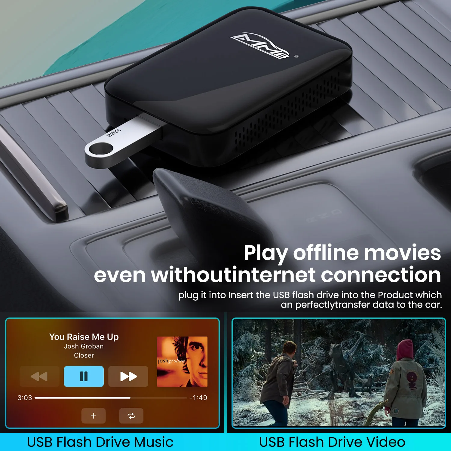 2025 MMB Pro Wireless CarPlay USB Adapter Android Auto Wireless Adapter Online Netflix&Waze Multimedia Video CarPlay Dongle
2025 MMB Pro Wireless CarPlay USB Adapter Android Auto Wireless Adapter Online Netflix&Waze Multimedia Video CarPlay Dongle