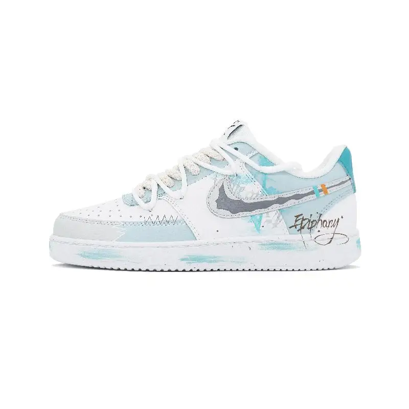 【Настроить】Nike Court Vision 1, мужские кроссовки для скейтбординга с низким берцем, серые/синие/белые кроссовки DH2987-101
【Настроить】Nike Court Vision 1, мужские кроссовки для скейтбординга с низким берцем, серые/синие/белые кроссовки DH2987-101