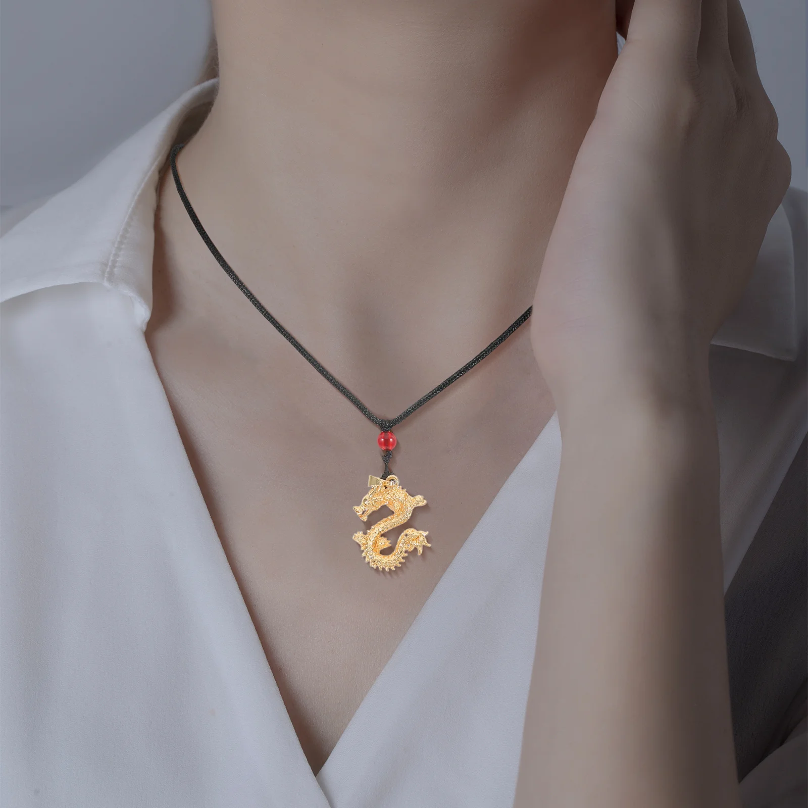 2pcs Pendant Charms Chinese Style Metal Dragon Jewelry For Diy Necklace Decor, Vintage Hanging Dragon Pendants For Clavicle
2pcs Pendant Charms Chinese Style Metal Dragon Jewelry For Diy Necklace Decor, Vintage Hanging Dragon Pendants For Clavicle