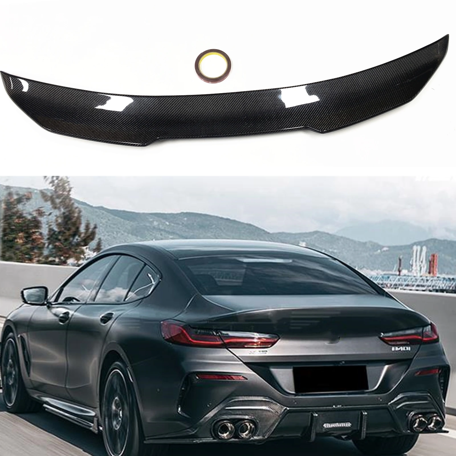 PSM Rear Trunk Lid Spoiler Wing For BMW 8 Series G16 2020-2022 F93 M8 4 Door Sedan Carbon Fiber Tailgate Decklid Splitter Lip
PSM Rear Trunk Lid Spoiler Wing For BMW 8 Series G16 2020-2022 F93 M8 4 Door Sedan Carbon Fiber Tailgate Decklid Splitter Lip