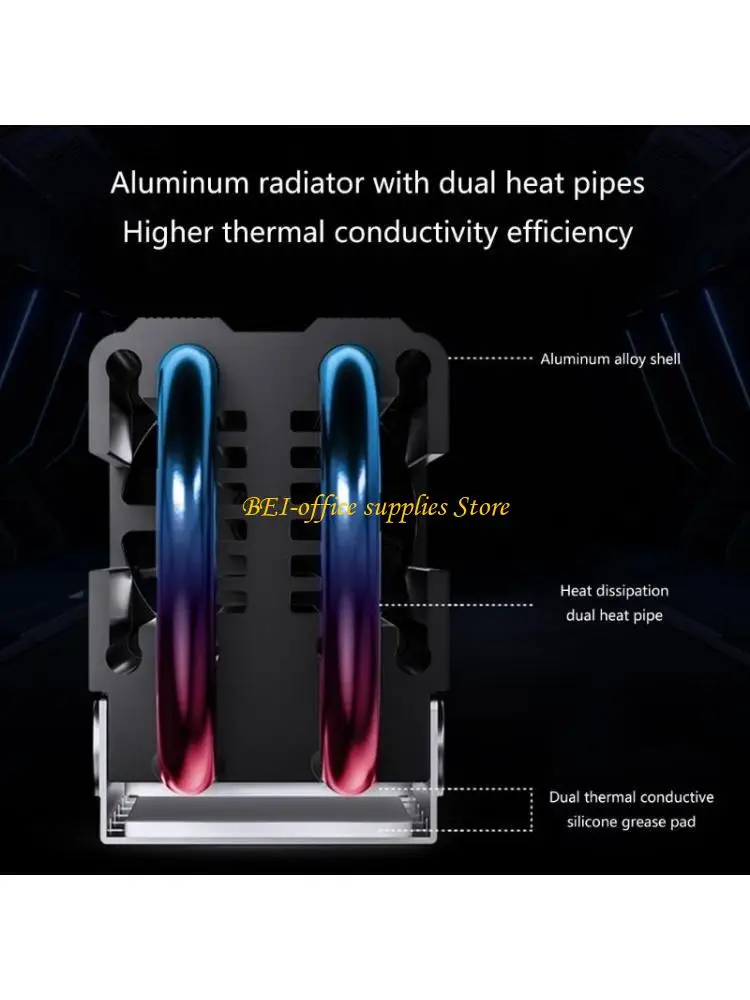 A9LC 2 2280 SSD Heatsink with Silicones Thermal Layer 2510 Cooling Fan 2 Heat Pipe Improve Speed and Stability Performances
A9LC 2 2280 SSD Heatsink with Silicones Thermal Layer 2510 Cooling Fan 2 Heat Pipe Improve Speed and Stability Performances