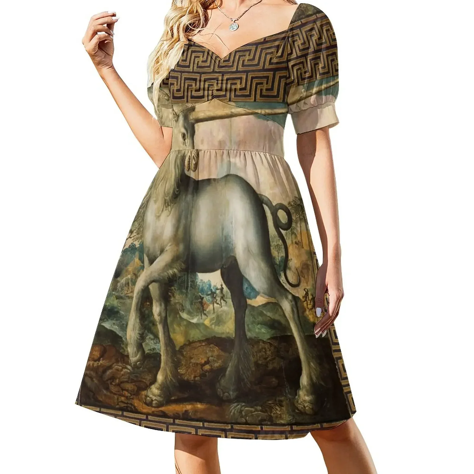 UNICORN WILD In African Hunting Scene Short-Sleeved Dress summer outfits for women 2025 long dress women Dress
UNICORN WILD In African Hunting Scene Short-Sleeved Dress summer outfits for women 2025 long dress women Dress