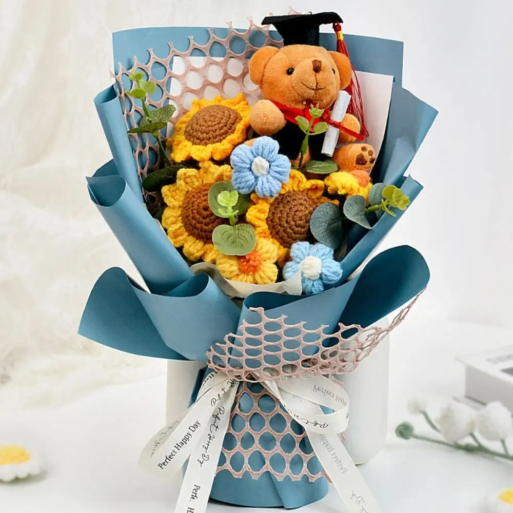 Animal Little Bear Bouquet Sunflower Stuffed Graduation Bear 30cm Kawaii Simulated Bear Bouquet Graduation Gifts
Animal Little Bear Bouquet Sunflower Stuffed Graduation Bear 30cm Kawaii Simulated Bear Bouquet Graduation Gifts