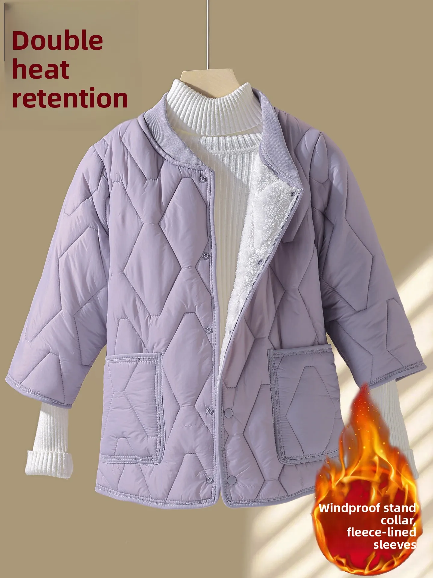 Women's Fce Lined Cold Proof Vest Seven Sve oulder Ne Protector Home Office Base Layer mid Sve down Cotton Inner
Women's Fce Lined Cold Proof Vest Seven Sve oulder Ne Protector Home Office Base Layer mid Sve down Cotton Inner