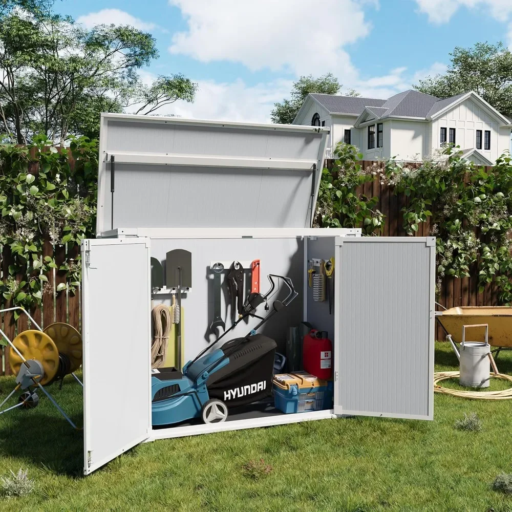 41 Cubic Foot Outdoor Horizontal Storage Shed, Weatherproof Resin Storage Shed, Thickened Floor, Gas Spring, Lockable Door
41 Cubic Foot Outdoor Horizontal Storage Shed, Weatherproof Resin Storage Shed, Thickened Floor, Gas Spring, Lockable Door