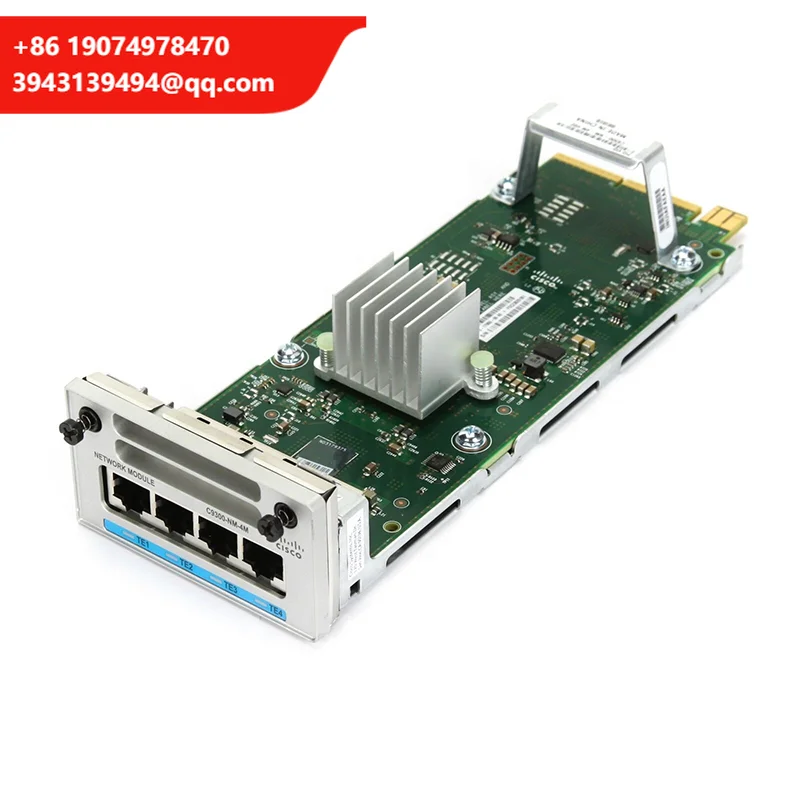 Новый сетевой модуль C9300-NM-4M 4 X MGig
Новый сетевой модуль C9300-NM-4M 4 X MGig
