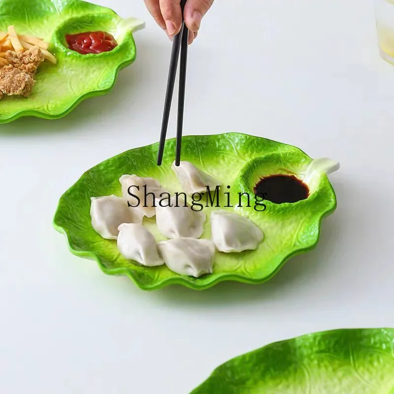 CL Ceramic New Chinese Baicai Franc Porcelain Cabbage Series Dumpling Plate Belt Vinegar Plate Creative
CL Ceramic New Chinese Baicai Franc Porcelain Cabbage Series Dumpling Plate Belt Vinegar Plate Creative