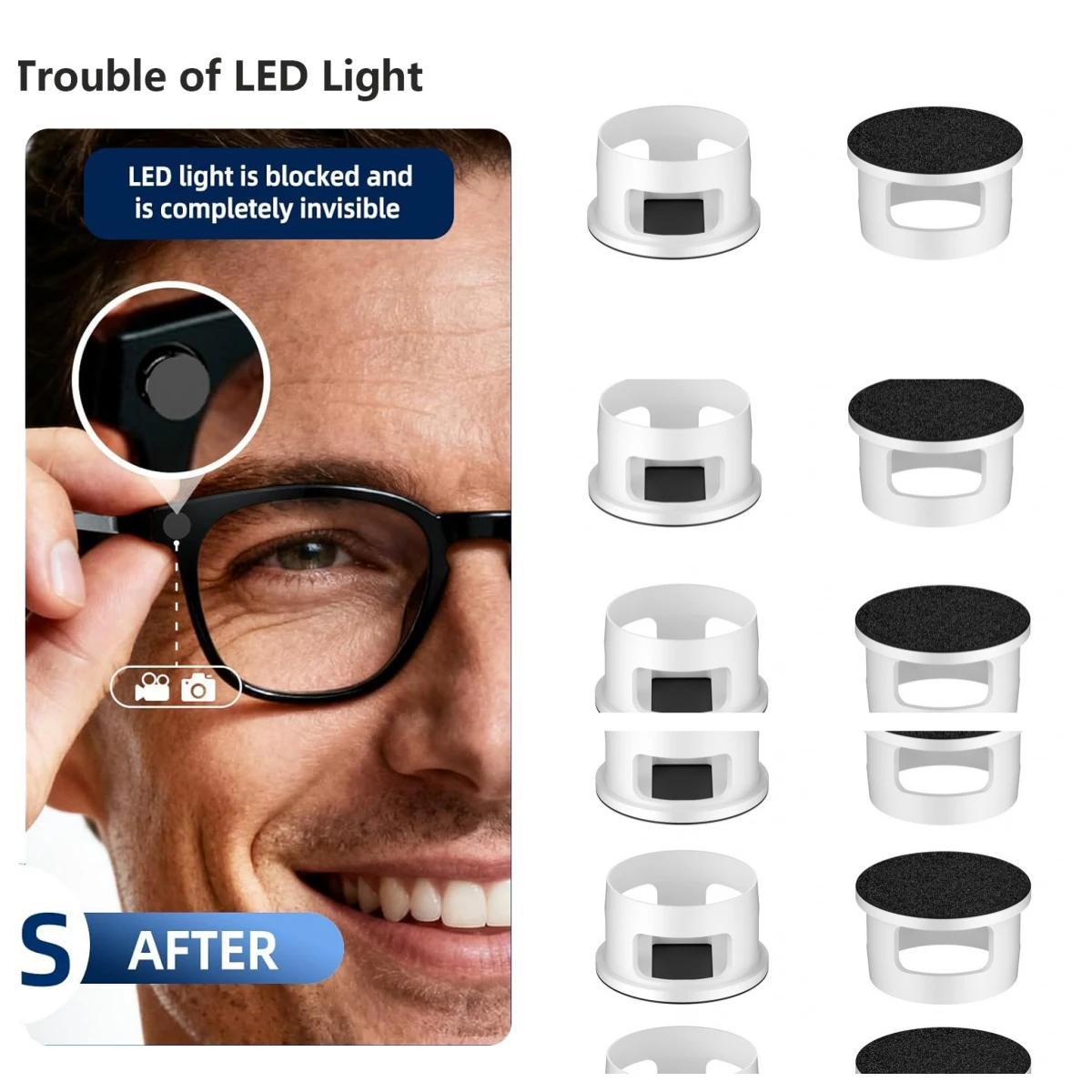 Ultra-Fit Camera Privacy Cover for Meta Wayfarer Skyler Headliner Smart Glasses Lens Shield No Residue Scratch Resistant
Ultra-Fit Camera Privacy Cover for Meta Wayfarer Skyler Headliner Smart Glasses Lens Shield No Residue Scratch Resistant