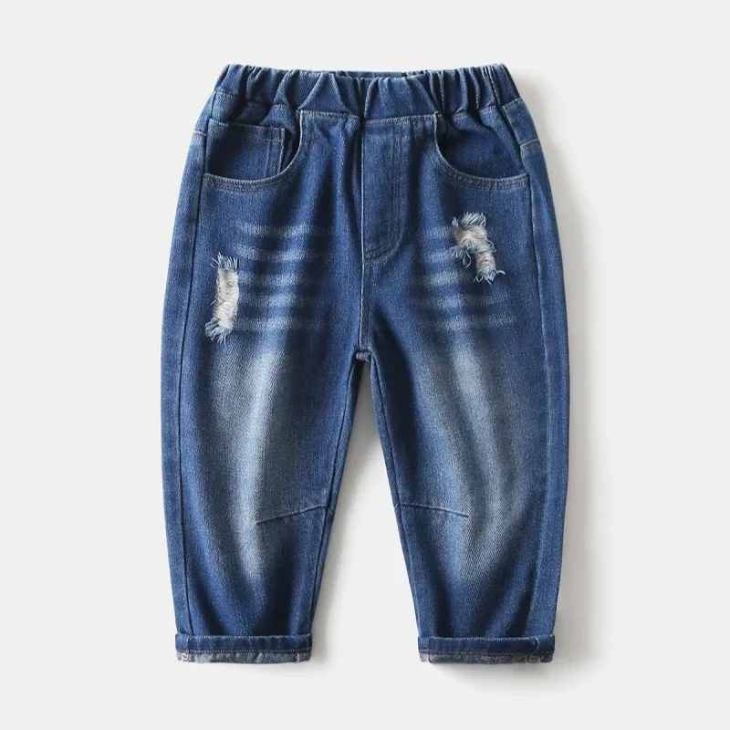 New 2025 Boys Fashion Jeans Long Trousers Child Classic Ripped Denim Pants Loose Jeans Kids Spring Autumn Clothing for 2-7 Years
New 2025 Boys Fashion Jeans Long Trousers Child Classic Ripped Denim Pants Loose Jeans Kids Spring Autumn Clothing for 2-7 Years