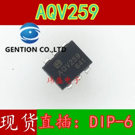 10 шт. AQV259 AQV259A DIP-6 твердотельное реле с световой муфтой в наличии 100% новое и оригинальное
10 шт. AQV259 AQV259A DIP-6 твердотельное реле с световой муфтой в наличии 100% новое и оригинальное
