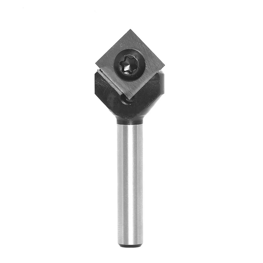 1pc Drill Bit 90°Single Flute Carbide Insert Style Rabbeting Replaceable Cutter Ruter Bit Spoilboard Surfacing
1pc Drill Bit 90°Single Flute Carbide Insert Style Rabbeting Replaceable Cutter Ruter Bit Spoilboard Surfacing