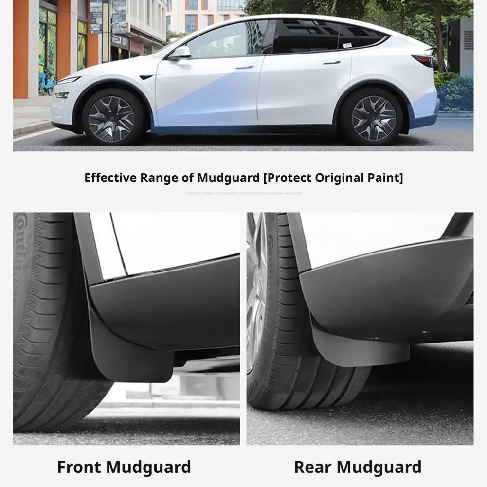 Mud Flaps for Tesla Model Y 2025 2026 TPE Splash Guards Fender Kit No Drilling Front & Rear Car Protection Accessories
Mud Flaps for Tesla Model Y 2025 2026 TPE Splash Guards Fender Kit No Drilling Front & Rear Car Protection Accessories