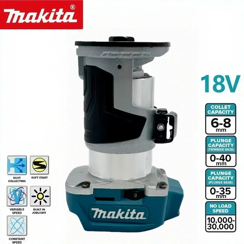 Original Makita DRT50 Cordless Trimmer Rechargeable Trimming Machine Brushless Slotting Tool Milling Woodwork Engraving Machine
Original Makita DRT50 Cordless Trimmer Rechargeable Trimming Machine Brushless Slotting Tool Milling Woodwork Engraving Machine