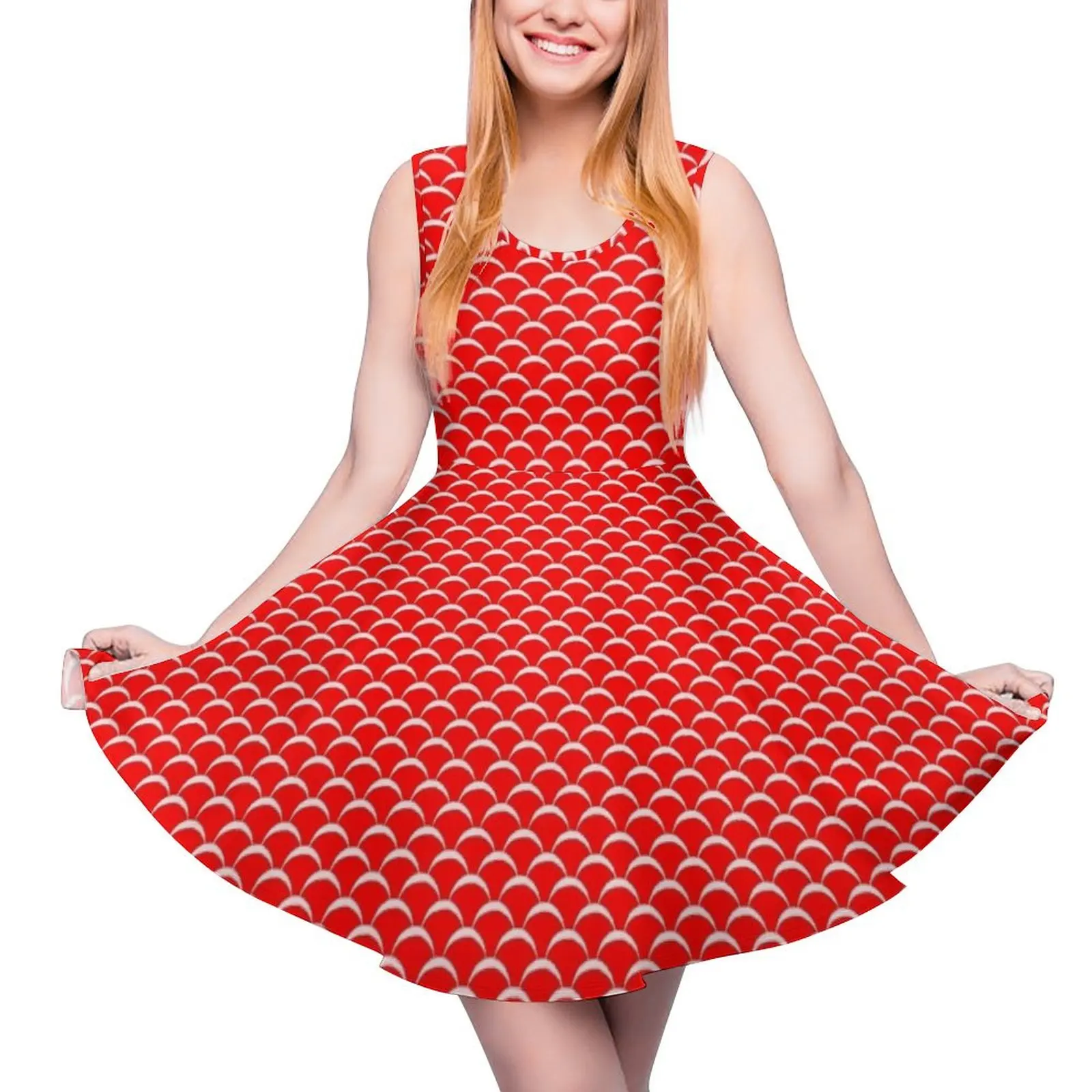 Fish Scales - Red Sleeveless Dress elegant party dresses for women 2024 ladies dresses for women 2024
Fish Scales - Red Sleeveless Dress elegant party dresses for women 2024 ladies dresses for women 2024