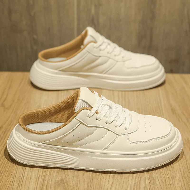 Men's Shoes Four Seasons Outdoor Half Dragging Lazy Casual Versatile One Step Shoes Men's Fashion Slippers Versatile Trendy Anti
Men's Shoes Four Seasons Outdoor Half Dragging Lazy Casual Versatile One Step Shoes Men's Fashion Slippers Versatile Trendy Anti