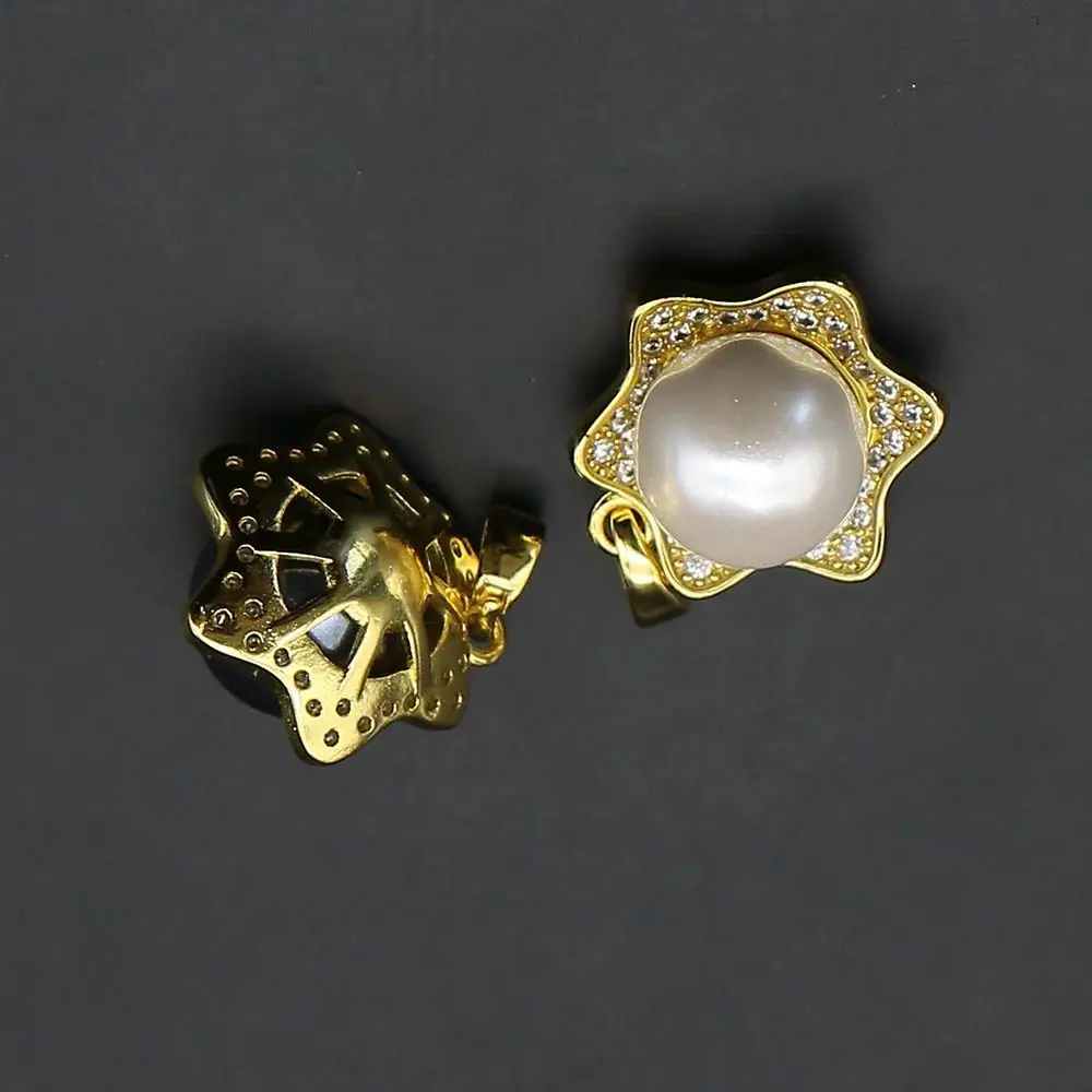 Inlaid Shell Pearl Flower Shape Pendants White Imitation Pearl Gold Plating Process Charms 1 Pc Handmade Woman Necklace Earring
Inlaid Shell Pearl Flower Shape Pendants White Imitation Pearl Gold Plating Process Charms 1 Pc Handmade Woman Necklace Earring