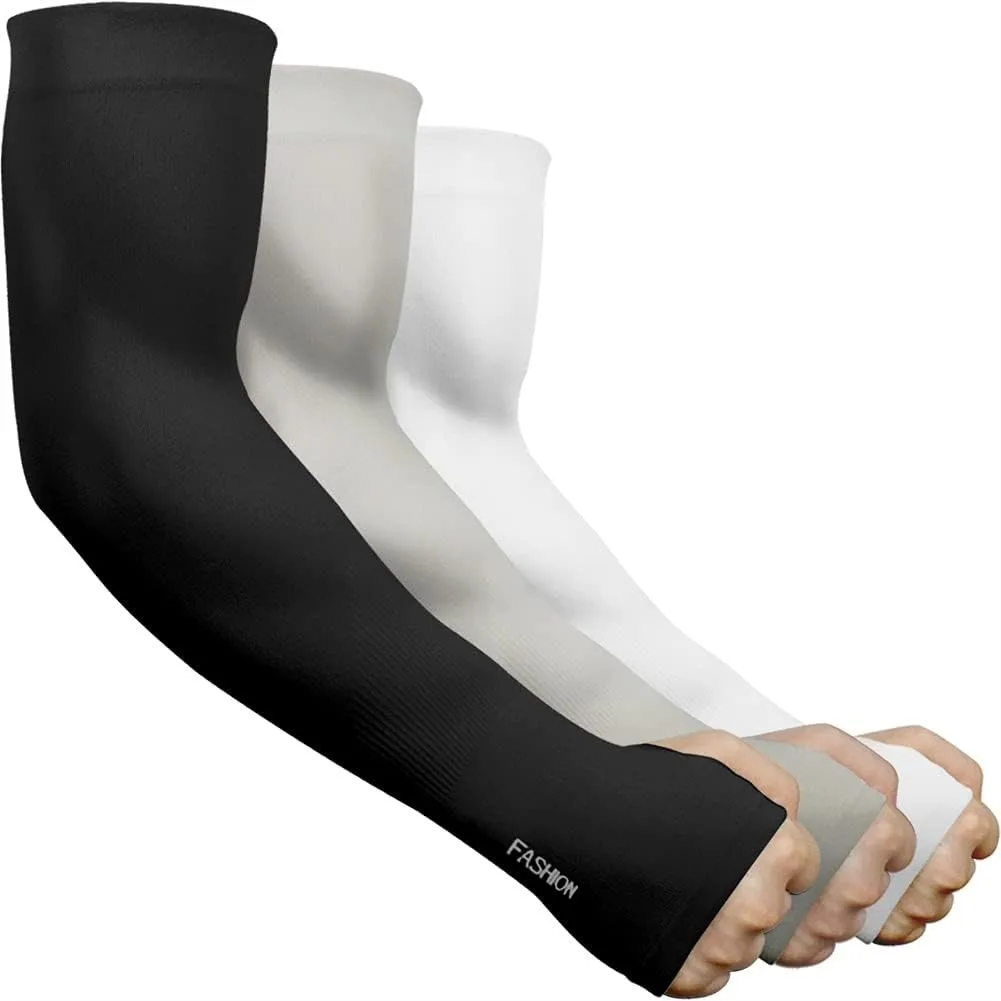 3/6 Pairs UV Cooling Arm Sleeves for Sports, Cycling, Golf, Running
3/6 Pairs UV Cooling Arm Sleeves for Sports, Cycling, Golf, Running