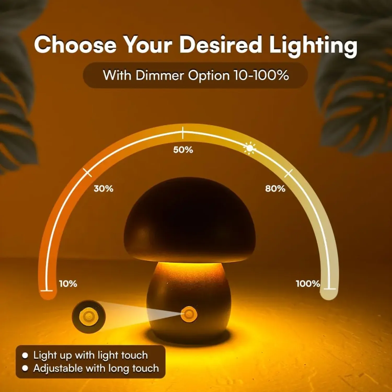 Cute Mushroom LED Night Light Wooden Bedside Table Lamp with Touch Switch Room Decoration High-level Environmental Mushroom Lamp
Cute Mushroom LED Night Light Wooden Bedside Table Lamp with Touch Switch Room Decoration High-level Environmental Mushroom Lamp