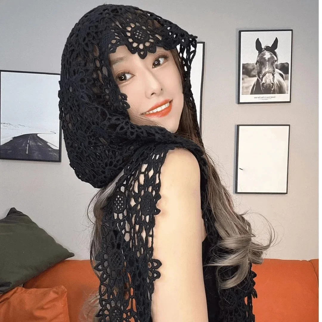 Women's Travel Holiday Leisure Hat Cotton Fashion Ladies Four Seasons Hollowed Out Multi-purpose Shawl Hat
Women's Travel Holiday Leisure Hat Cotton Fashion Ladies Four Seasons Hollowed Out Multi-purpose Shawl Hat