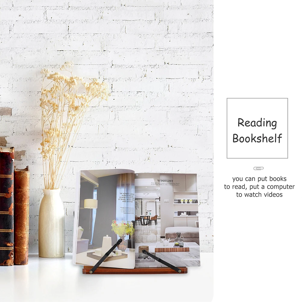 Lightweight Bamboo Book Stand Reading Rack for Desktop Laptop Tablet Music Score Holder Hands Free Reading Support Home Office
Lightweight Bamboo Book Stand Reading Rack for Desktop Laptop Tablet Music Score Holder Hands Free Reading Support Home Office