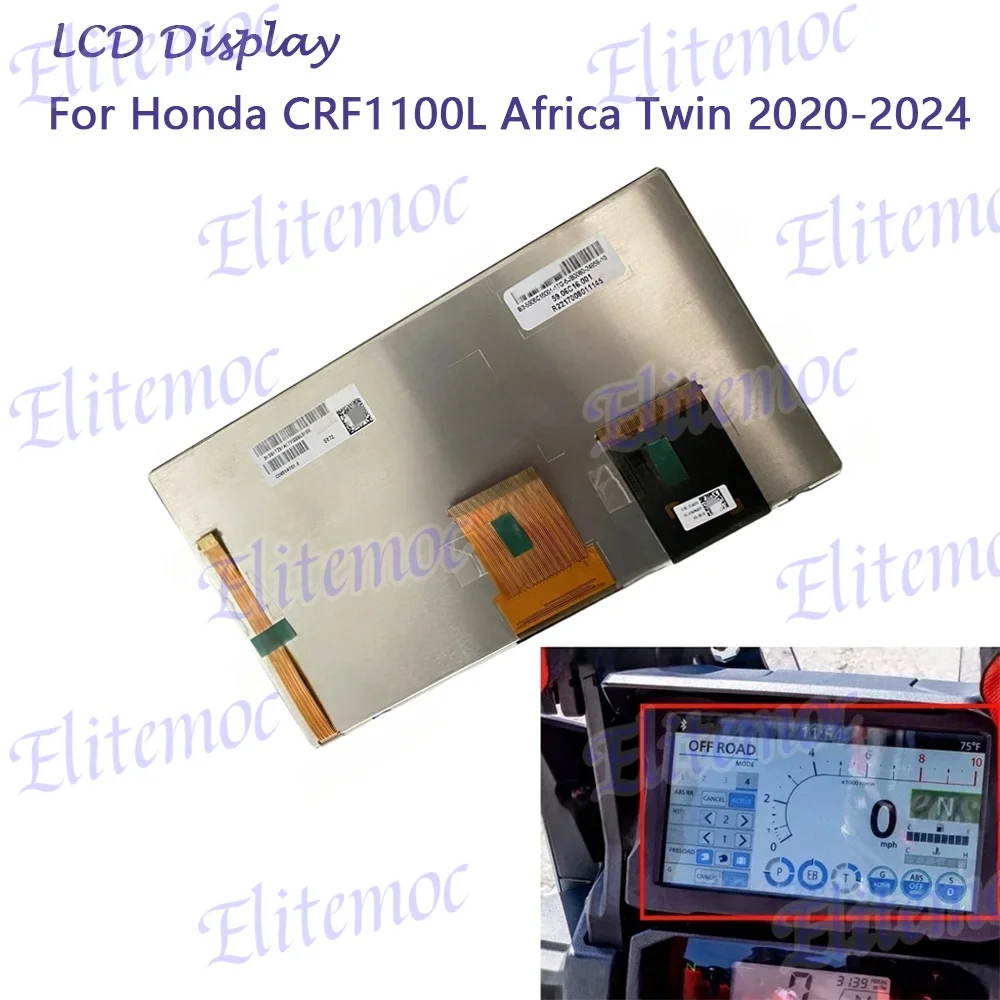 For Honda CRF1100L Africa Twin 2020-2024 C065VAN01.1 6.5 Inch LCD Display with Touch Panel Digitizer Motorcycle Dashboard Repair
For Honda CRF1100L Africa Twin 2020-2024 C065VAN01.1 6.5 Inch LCD Display with Touch Panel Digitizer Motorcycle Dashboard Repair