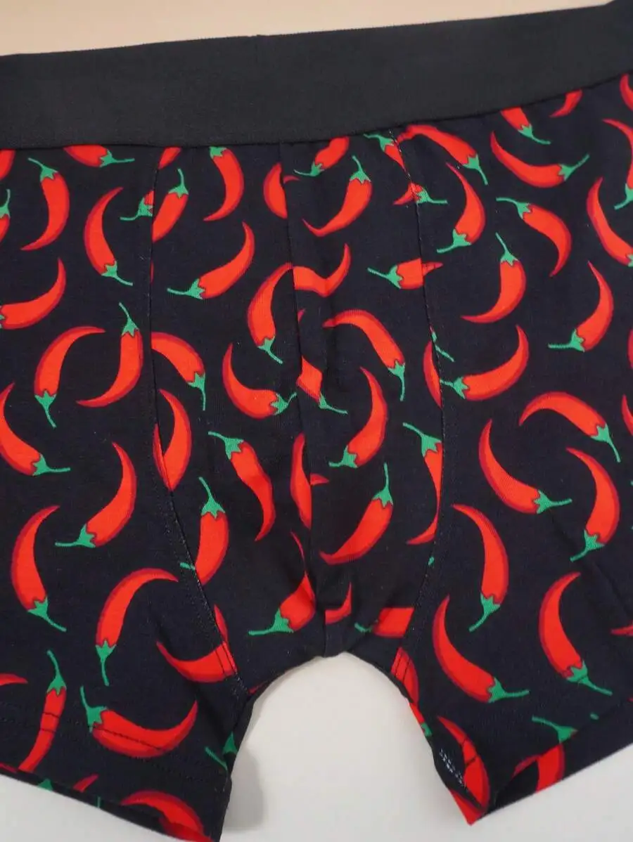 Chili Print Comfortable Breathable Mens Boxer Shorts
Chili Print Comfortable Breathable Mens Boxer Shorts