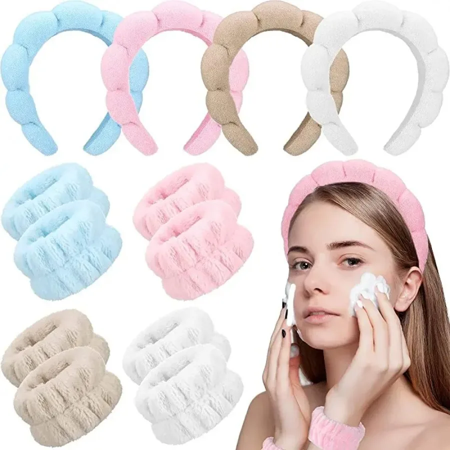 Washing and Hair Accessories for Women Washing and Bathing Cloud Sponge Hair Bands Makeup and Makeup Removal Headbands
Washing and Hair Accessories for Women Washing and Bathing Cloud Sponge Hair Bands Makeup and Makeup Removal Headbands