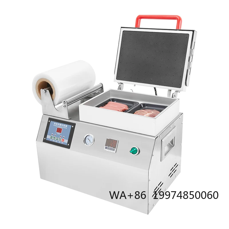 Small Packaging Sealer Tray Sealing Machine Food Plastic Containers Vacuum Packing Machine
Small Packaging Sealer Tray Sealing Machine Food Plastic Containers Vacuum Packing Machine