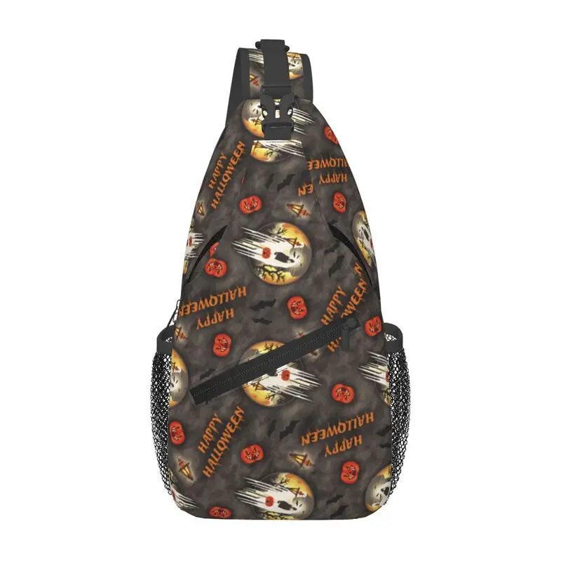 Custom Happy Halloween Moonlit Haunt Crossbody Sling Backpack Men Fashion Chest Shoulder Bag for Travel Hiking Daypack
Custom Happy Halloween Moonlit Haunt Crossbody Sling Backpack Men Fashion Chest Shoulder Bag for Travel Hiking Daypack