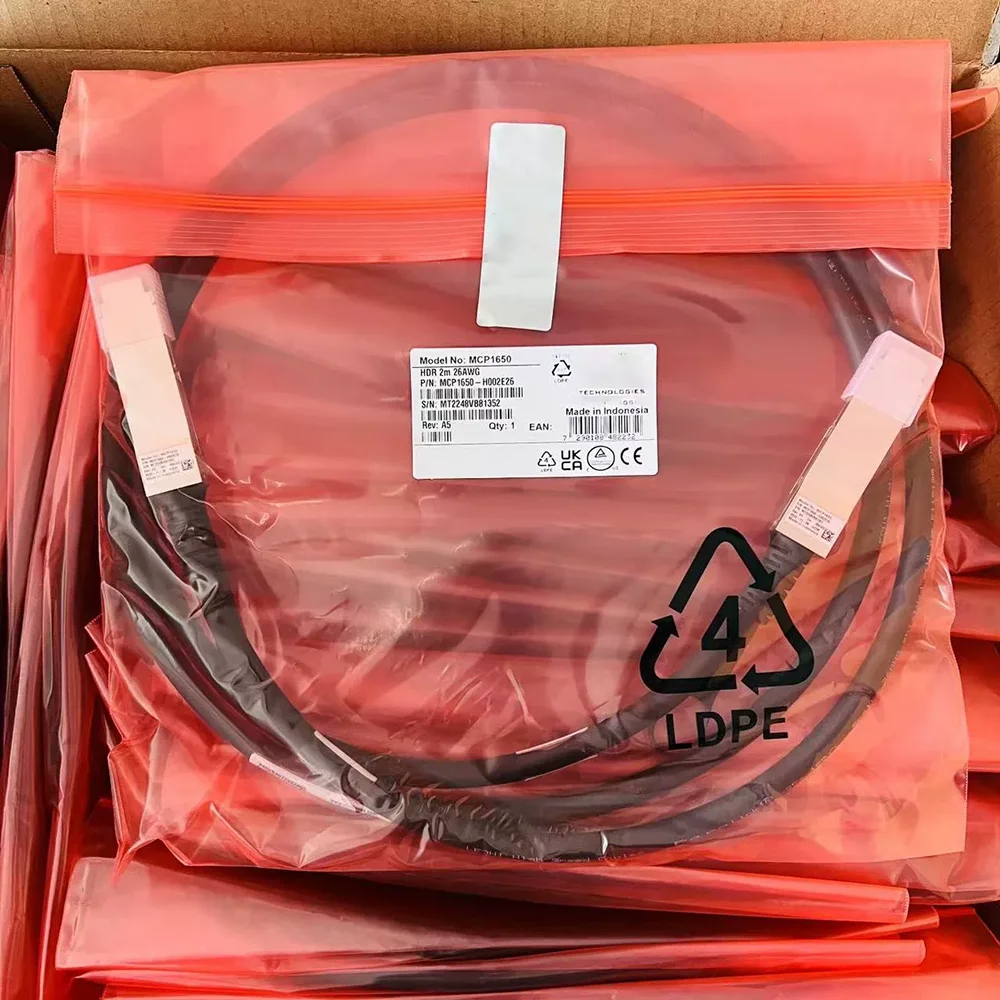 MCP1650-H002E26 200G Cable DAC 2-meter Long IB Cable High Quality - Fast Shipping
MCP1650-H002E26 200G Cable DAC 2-meter Long IB Cable High Quality - Fast Shipping