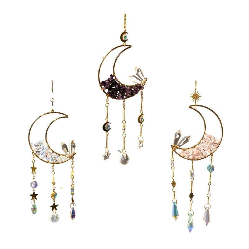 Suncatchers Crystal Chain Rainbow Light Moon Catchers Hanging Pendant Drop shipping
Suncatchers Crystal Chain Rainbow Light Moon Catchers Hanging Pendant Drop shipping